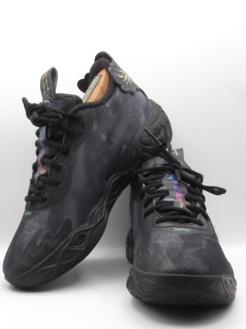 Puma Black Dark Amethyst MB.04 LaMelo Ball Kids Size 6.5 312177-01
